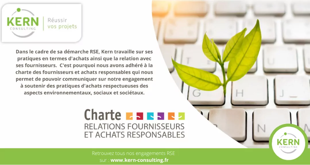 Kern signataire de la Charte fournisseurs et achats responsables