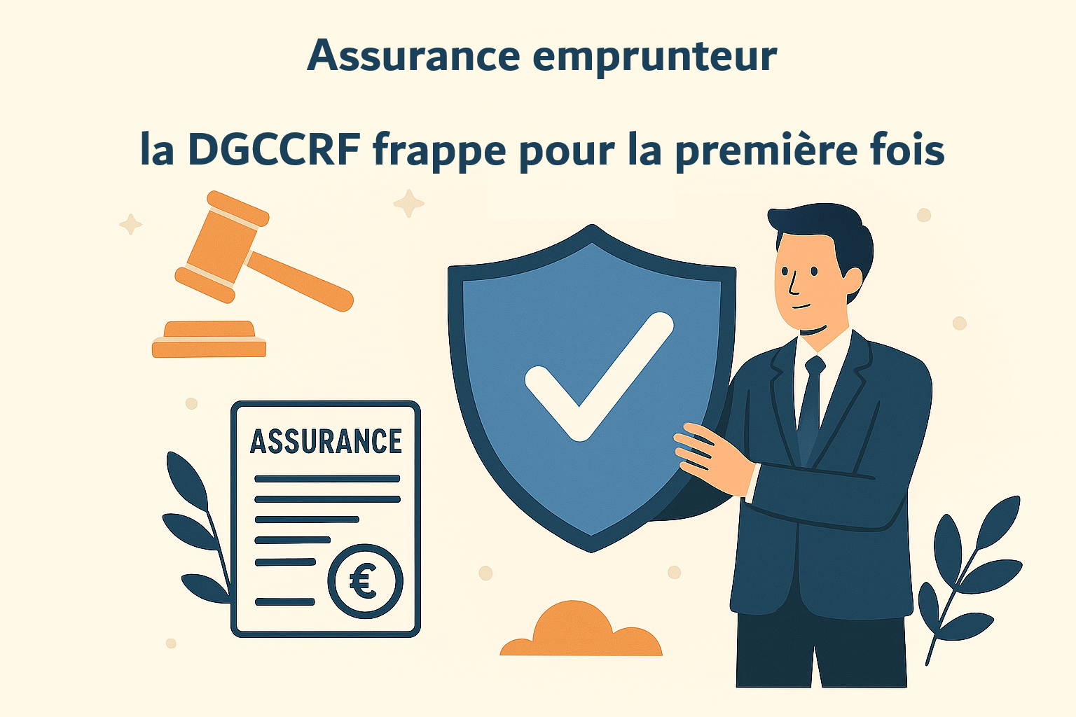 Assurance emprunteur : la DGCCRF frappe pour la première fois 